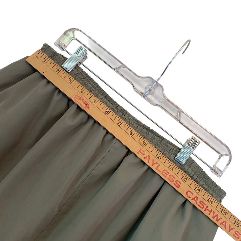 Le Coq Sportif VTG 90 Olive Green Track Pants Women XL Zipper Ankle Lined Jogger - Picture 12 of 14